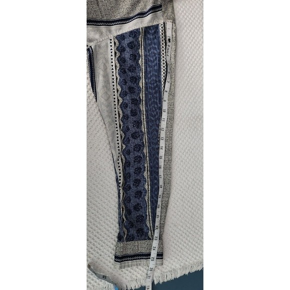 VTG Surjani Mens M Button Down Shirt Blue Tan Southwestern‎ Print 100% Cotton - Picture 3 of 7